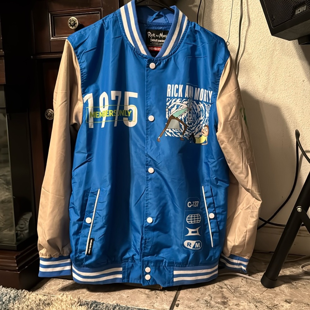 Rick and Morty varsity jacket